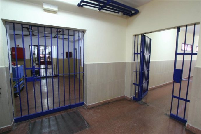 Interior de la prisión de Badajoz.