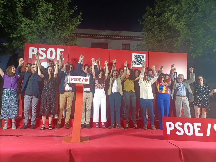 Presentación de la candidatura del PSOE al Ayuntamiento de Chucena (Huelva) en las elecciones locales del 28 de mayo.