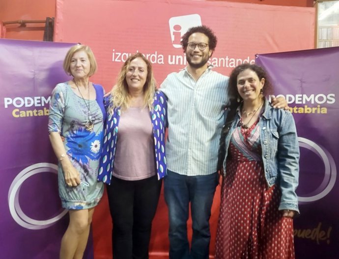 Ndp Y Foto Iu Podemos Celebra Una Fiesta De Presentación De Candidatura En Santander