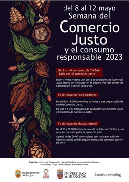 La UBU organiza diversas actividades con motivo de la Semana del Comercio Justo y el Consumo Responsable 2023