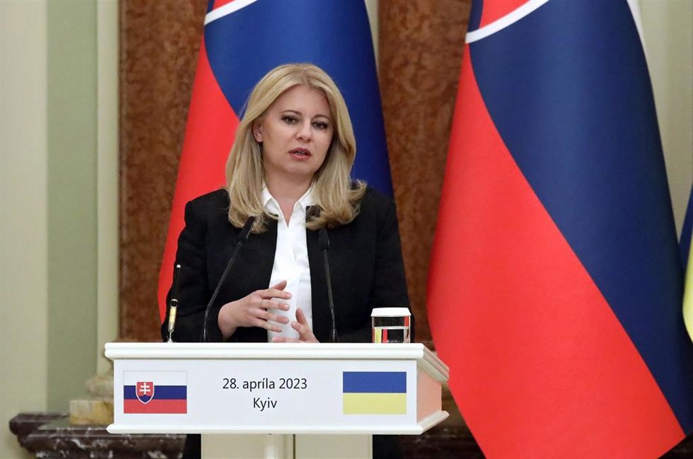 La presidenta de Eslovaquia, Zuzana Caputová