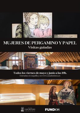 Casa Botines de León ofrece los viernes de mayo y junio visitas guiadas a su exposición 'Mujeres de pergamino y papel'