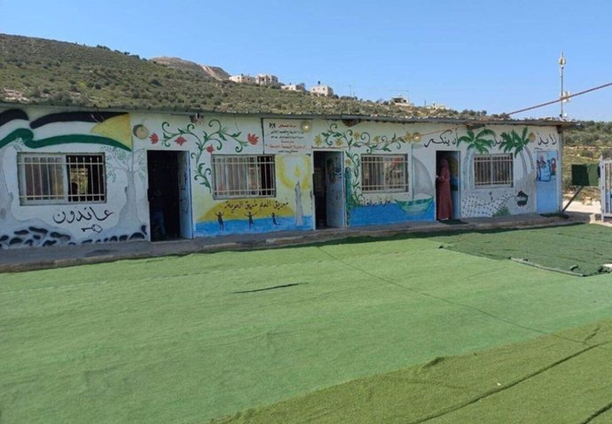 Escuela Yubbet Adh Dhib de Bayt Tamar, a las afueras de Belén, en Cisjordania