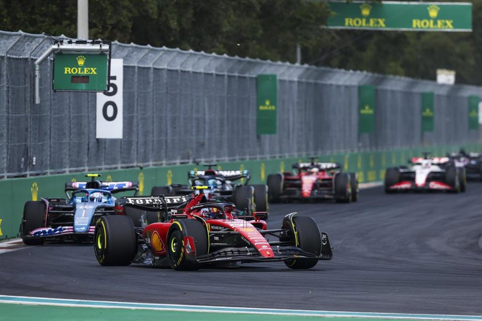Carlos Sainz en el Gran Premio de Miami
