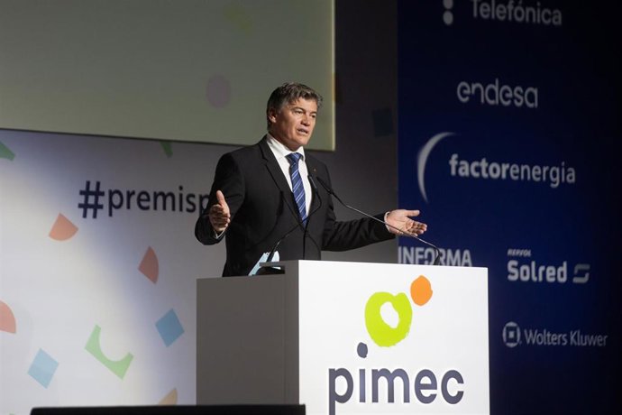 Archivo - El presidente de Pimec, Antoni Cañete