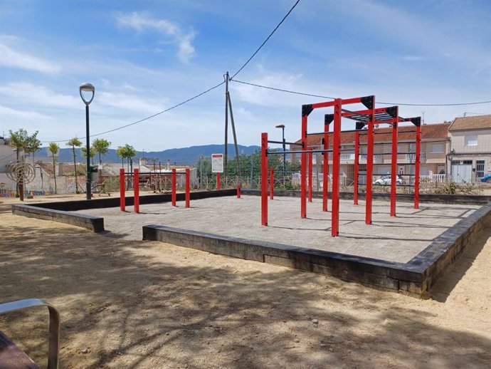 Imagen de una de las zonas de calistenia