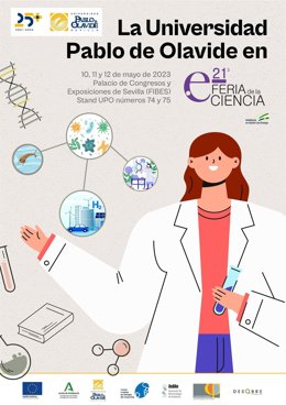 Cartel de la Feria de Ciencia de Sevilla.