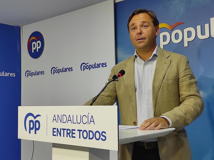 El secretario general del PP-A, Antonio Repullo, en una imagen de archivo.