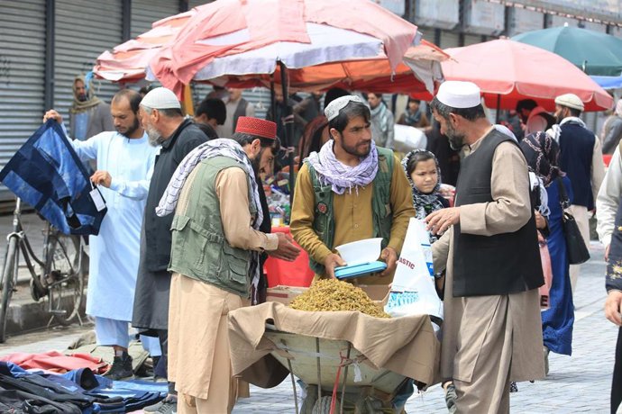 Mercado en Kabul, Afganistán
