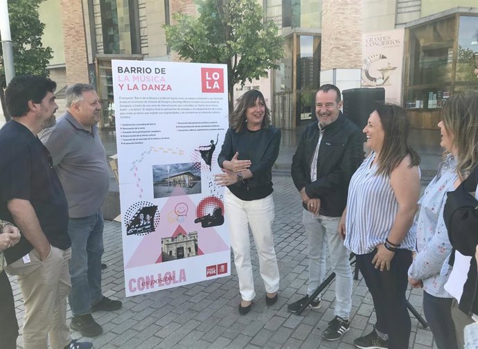 La candidata del PSOE a la Alcaldía de Zaragoza, Lola Ranera, ha propuesto que el distrito Universidad sea el barrio de la música y danza