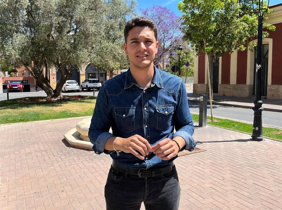 El candidato número 5 en la lista autonómica del PSOE de la Región de Murcia, Juan Andrés Torres