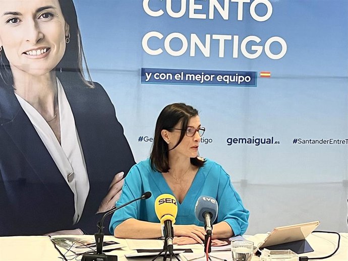 La alcaldesa de Santander y candidata a la reelección, Gema Igual