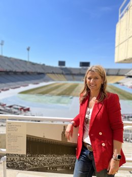 La candidata de Valents a l'alcaldia de Barcelona, Eva Parera