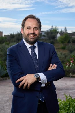 El presidente del PP de C-LM, Paco Núñez, en una entrevista con Europa Press