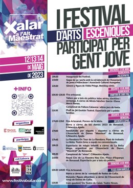 Diputació de Castelló celebra el festival d'arts escniques 'Xalar a l'Alt Maestrat' del 12 al 14 de maig