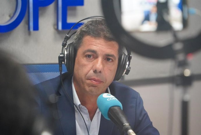 Entrevista al presidente del PPCV y candidato a la presidencia de la Generalitat, Carlos Mazón
