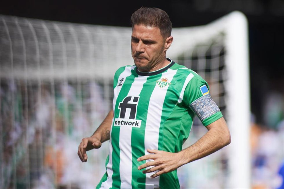 El jugador del Real Betis Joaquín Sánchez, en un partido de LaLiga Santander 2022-2023. 