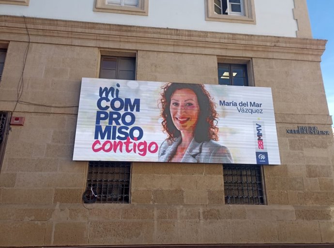 Cartel del PP denunciado ante la JEZ.