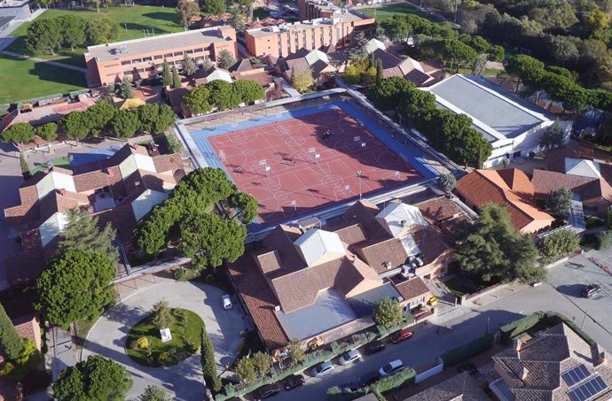 Imagen aérea de las instalaciones del SEK International School El Castillo