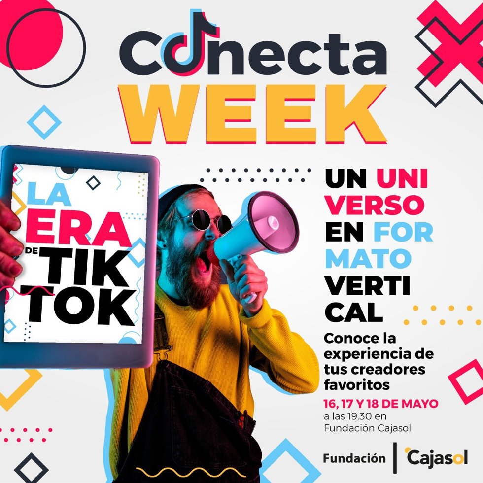 Cartel de 'Conecta week'.