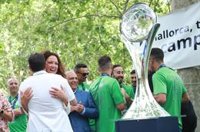 El Consell celebra con el Mallorca Palma Futsal el título de campeón de Europa