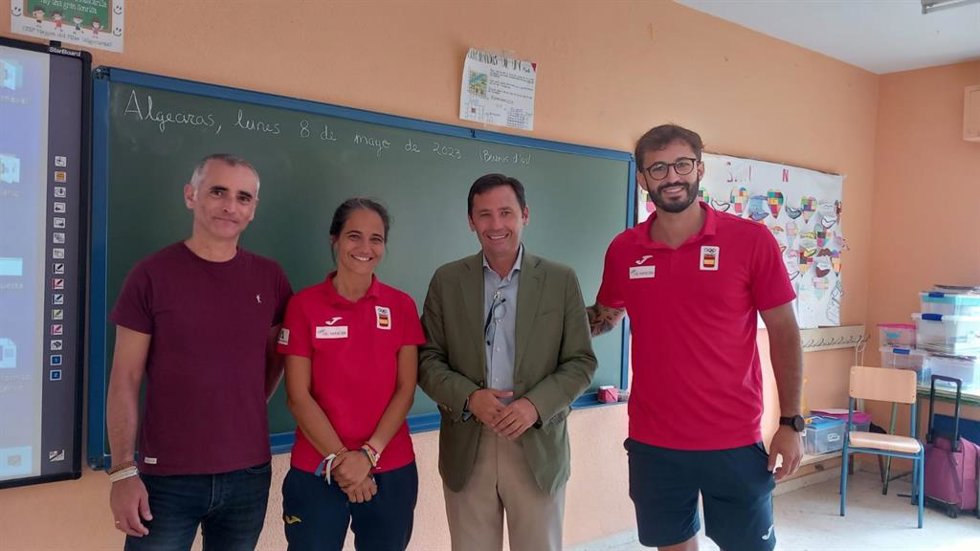El programa 'Todos Olímpicos' acerca el deporte al alumnado del CEIP Virgen del Pilar