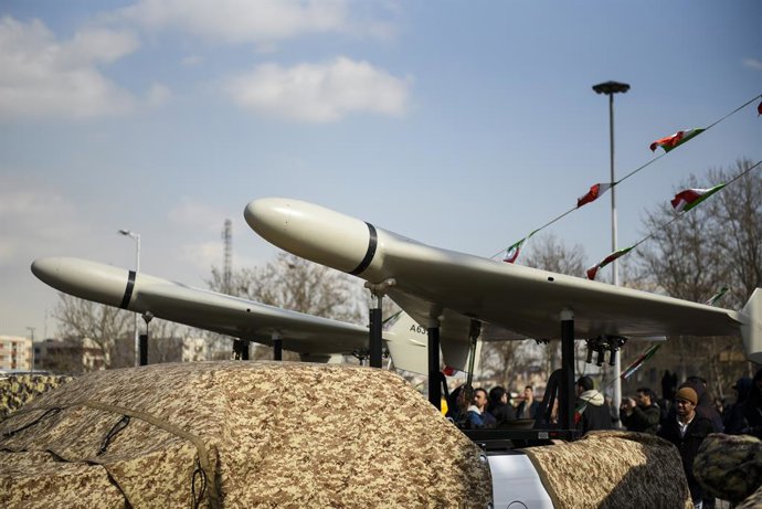 Archivo - Drones Shahed-136 iraníes