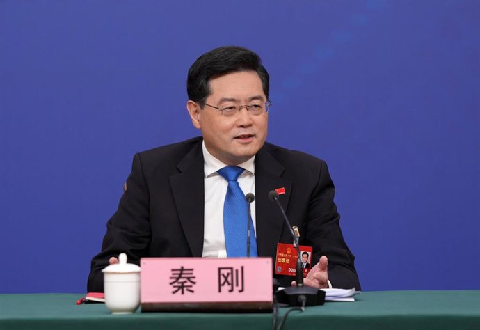 Archivo - El ministro de Exteriores de China, Qin Gang.