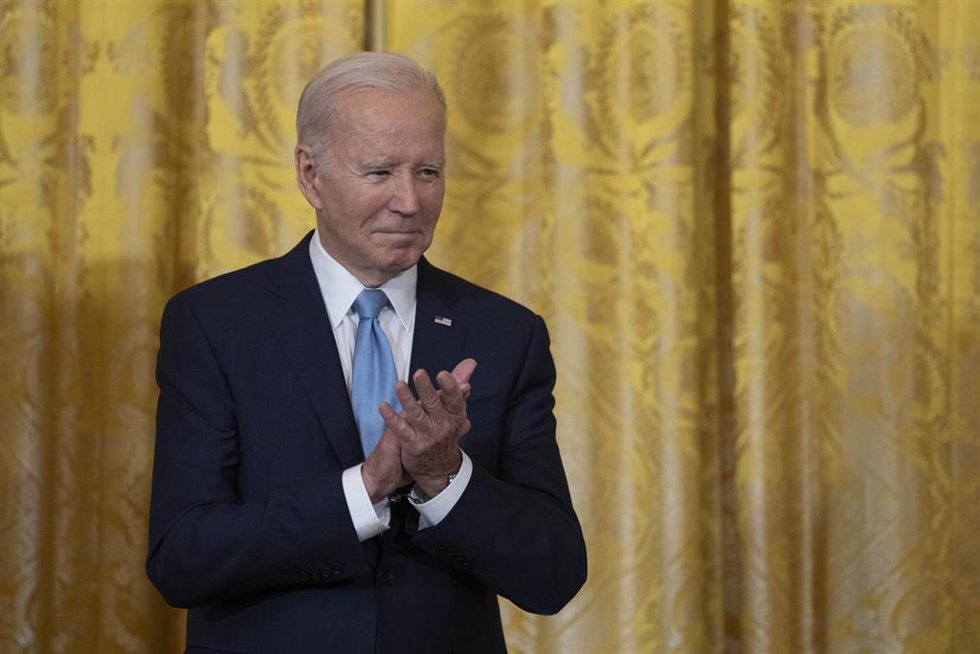 El presidente de EEUU, Joe Biden, en un evento con motivo del mes de la Herencia Asiática, Nativa de Hawai y de las Islas del Pacífico