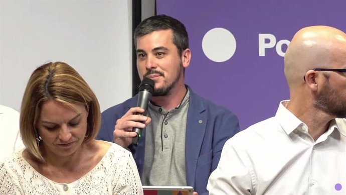 El candidato de Unidas Podemos en Castilla-La Mancha, José Luis García Gascón