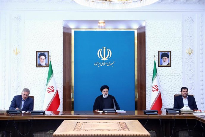 El presidente de Irán, Ebrahim Raisi, en Teherán