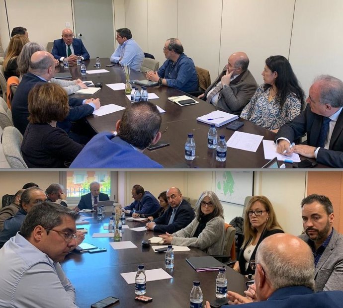 Clúster del Transporte & Movilidad, UPEVI y FECYLBUS con JCyL.