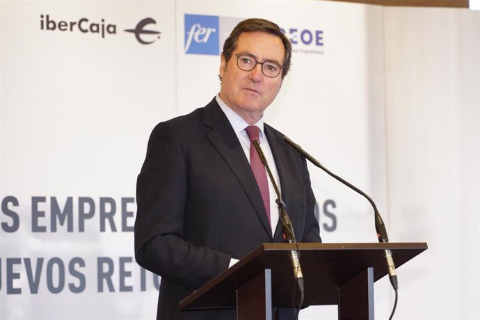 El presidente de CEOE, Antonio Garamendi, en una imagen de archivo.