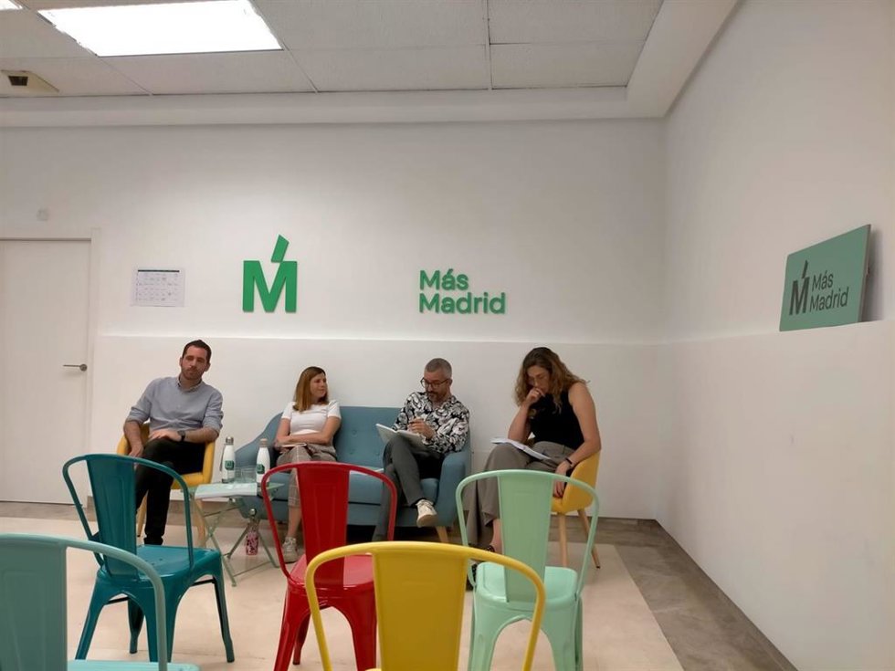 Presentación de las acciones de campaña de Más Madrid a nivel regional.