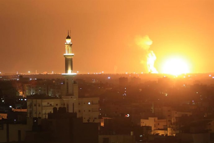 Ataques nocturnos en la Franja de Gaza