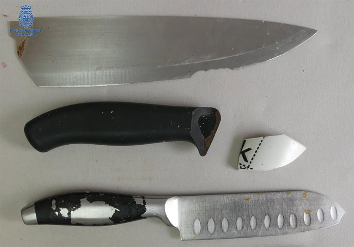 Archivo - Armas blancas intervenidas