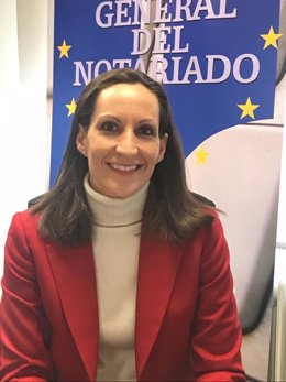Archivo - La portavoz del Consejo General del Notariado, María Teresa Barea.