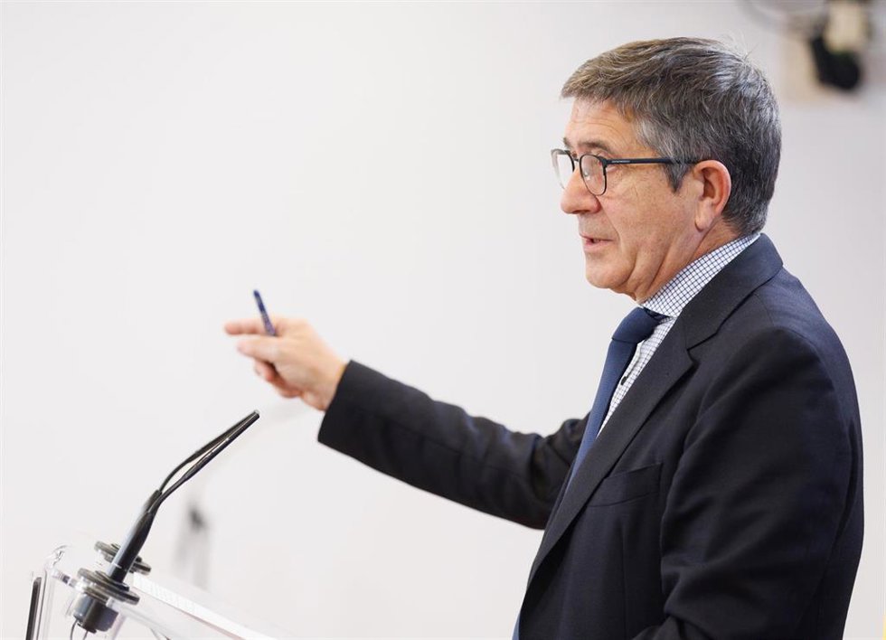 El portavoz del PSOE en el Congreso, Patxi López.