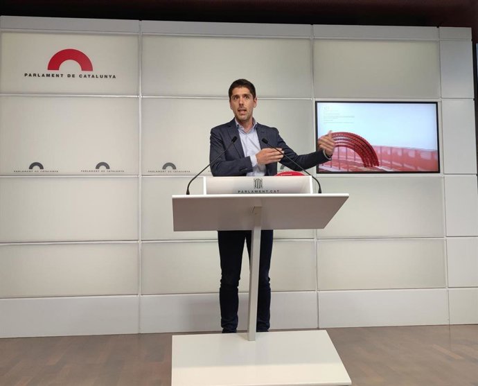 El portavoz de los comuns en el Parlament, David Cid