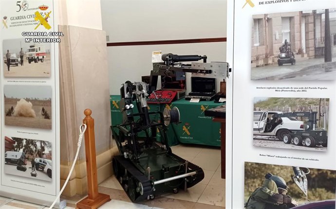 Exposición 50 Aniversario de los Tedax de la Guardia Civil