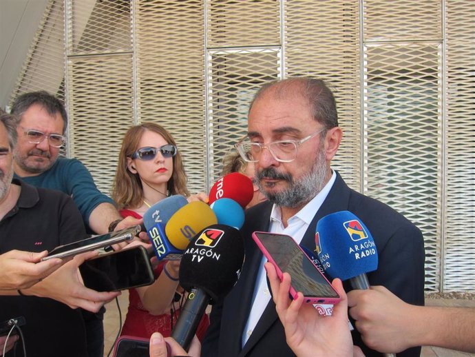 El presidente de Aragón, Javier Lambán.