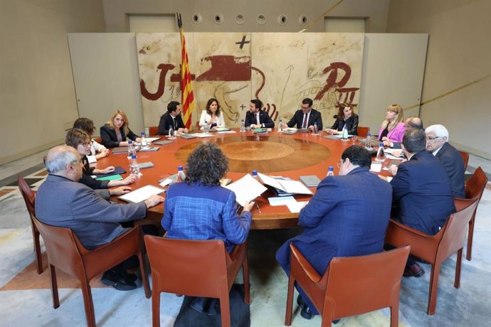 El Consell Executiu, a 9 de mayo de 2023.