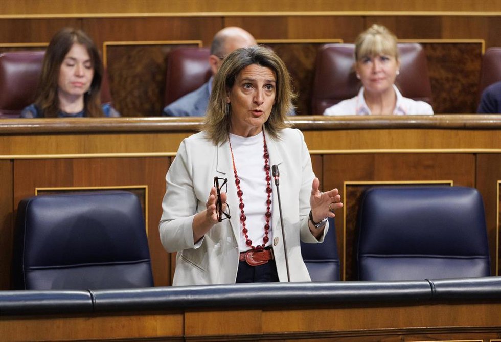 La vicepresidenta tercera y ministra para la Transición Ecológica y el Reto Demográfico, Teresa Ribera