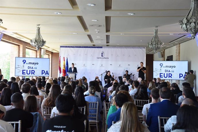 Acto institucional celebrado en Toledo con motivo del Día de Europa