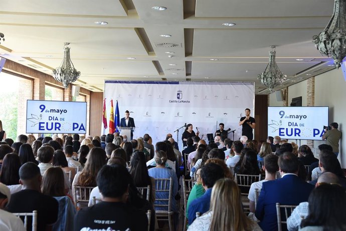 Acto institucional celebrado en Toledo con motivo del Día de Europa