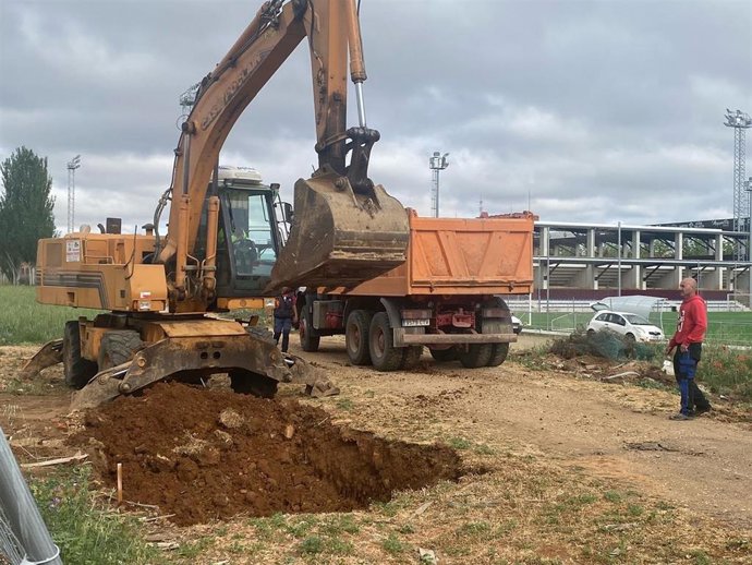 Inicio de obras en los campos anexos del complejo Reina Sofía de Salamanca.