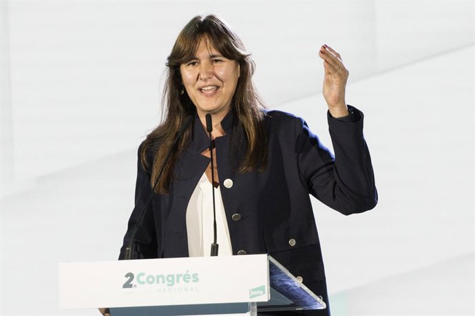 Archivo - Imatge de la presidenta de Junts, Laura Borrs