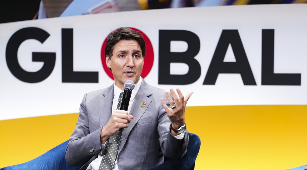 El primer ministro de Canadá, Justin Trudeau. 