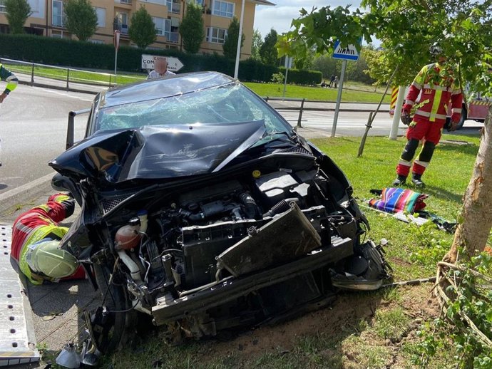 Vehículo accidentado
