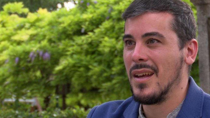 El candidato de Unidas Podemos a la Presidencia de Castilla-La Mancha, José Luis García Gascón